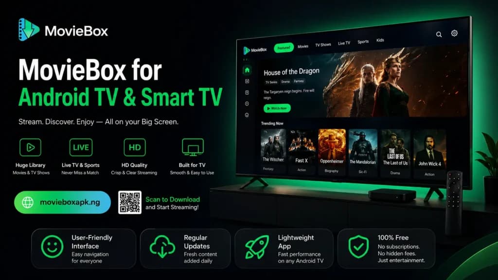 MovieBox Android TV download page